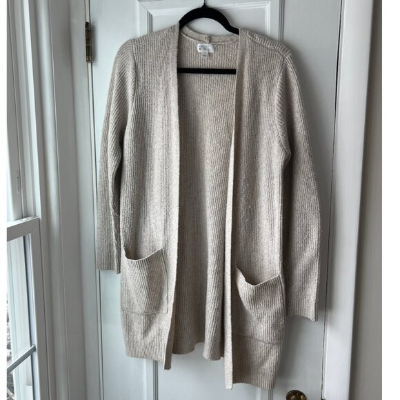 Beige Long Cardigan - Picture 1 of 4